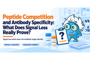 Peptide Competition and Antibody Specificity: What Does Signal Loss Really Prove?