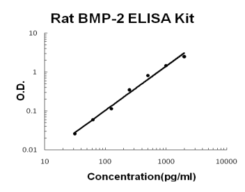 Rat BMP-2 EZ Set ELISA Kit standard curveRat BMP-2 EZ Set ELISA Kit standard curve