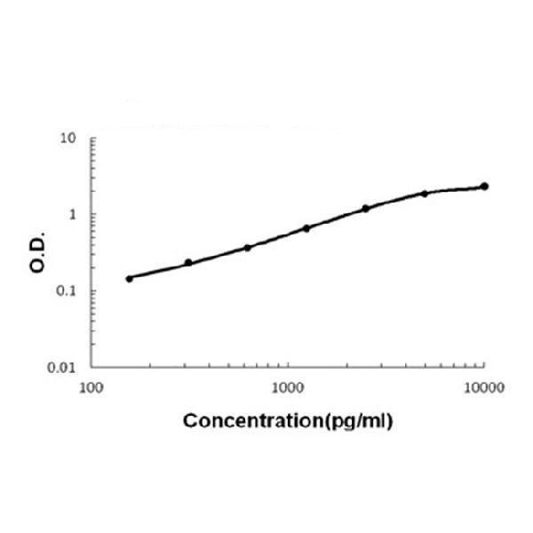  Sandwich ELISA - Recombinant human IGFBP3 protein standard curve