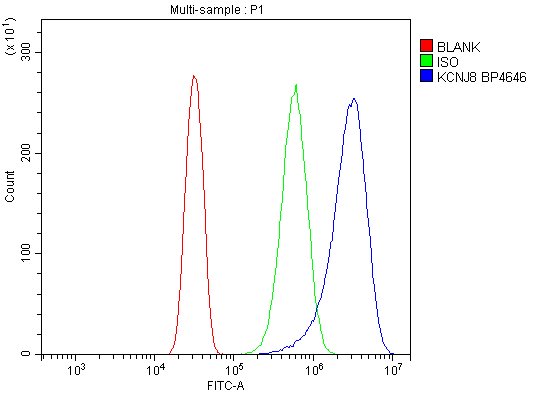 Flow Cytometry analysis of U20S cells using anti-Kir6