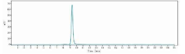 The purity of Anti-CD19 Reference Antibody (Immunomedics hA19)is more than 95%