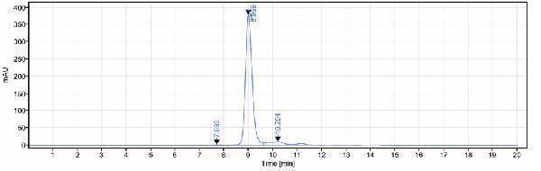The purity of Anti-FGFR3/CD333 Reference Antibody (vofatamab)is more than 100%