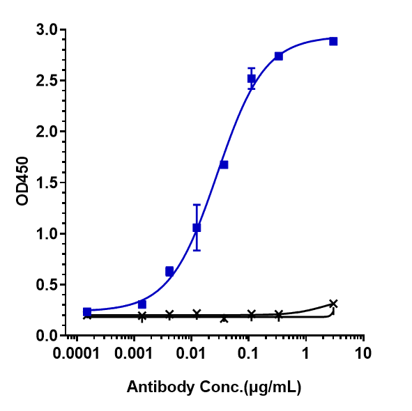 Immobilized human LAG3 His at 2 &mug/mL can bind Anti-LAG3/CD223 Reference Antibody (relatlimab)
