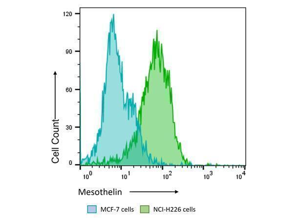 Flow Cytometry Results of Anti-Mesothelin (MOUSE) Monoclonal Antibody