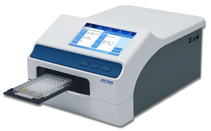 Microplate absorbance reader for lab testing