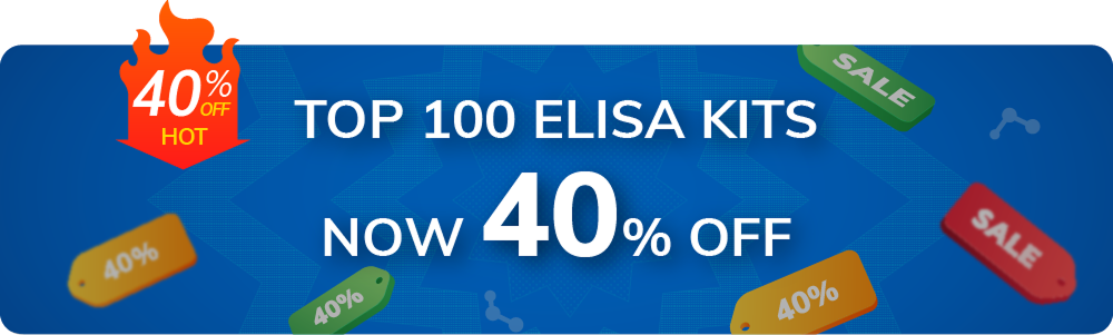 ELISA 40% discount promotion banner