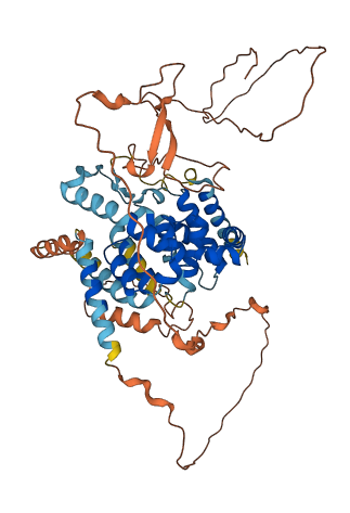 TBC1D3H 3D structure