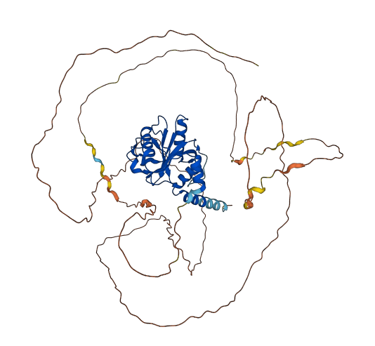 YTHDF2 3D structure