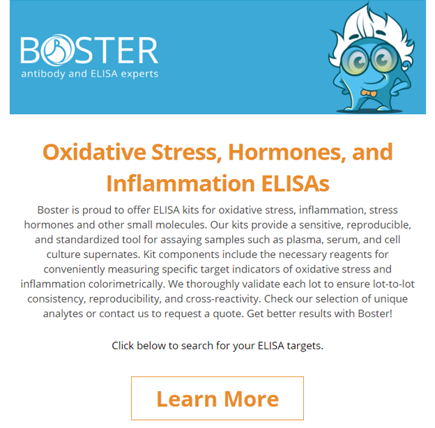Oxidative stress hormones and inflammation ELISAs newsletter thumbnail