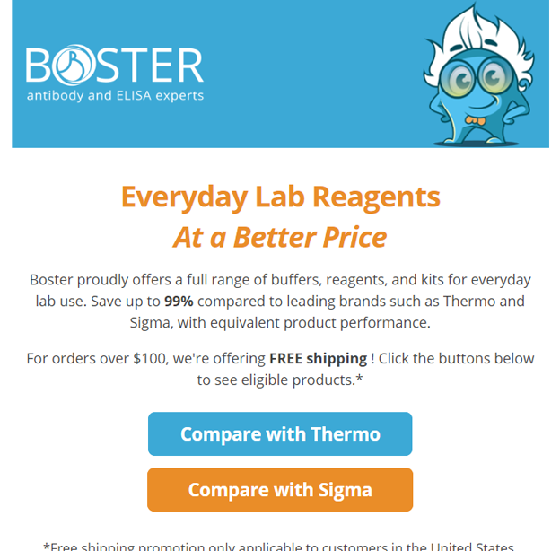 Free shipping for everyday lab reagents newsletter thumbnail