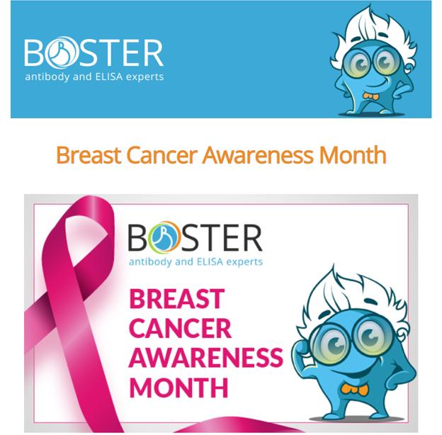 Breast cancer awareness month newsletter thumbnail