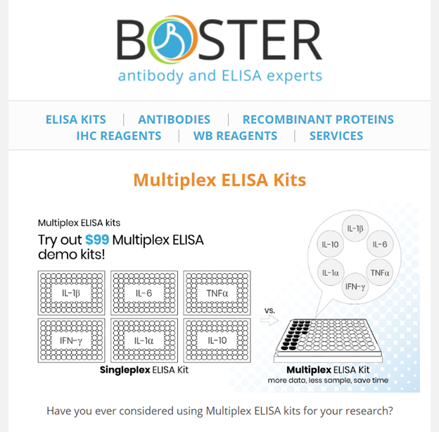 Multiplex ELISA save time sample and money newsletter thumbnail