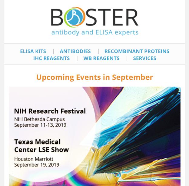 NIH Research Festival and Texas Medical Center LSE Show newsletter thumbnail