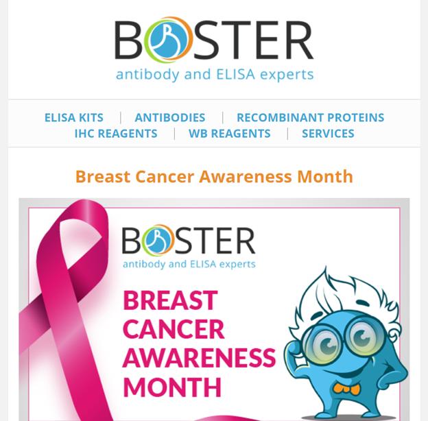 Breast Cancer Awareness Month newsletter thumbnail