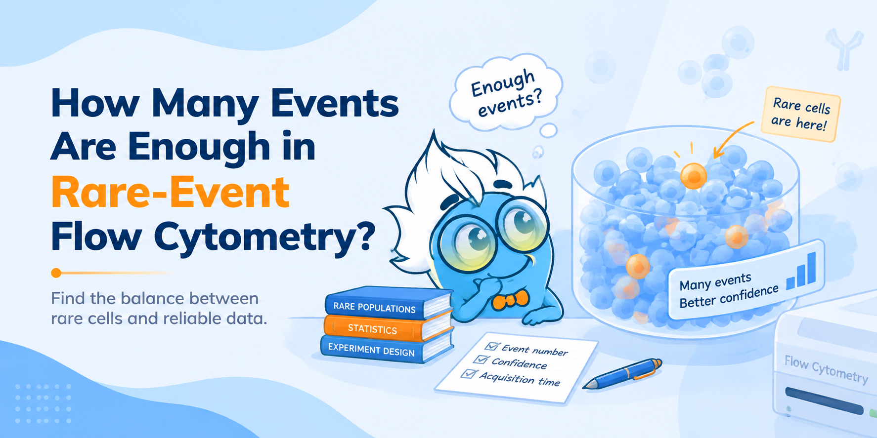 How Many Events Are Enough in Rare-Event Flow Cytometry?