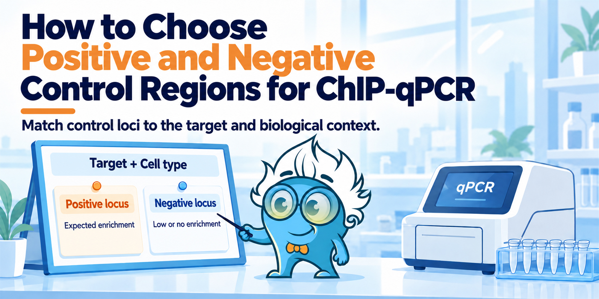 How to Choose Positive and Negative Control Regions for ChIP-qPCR