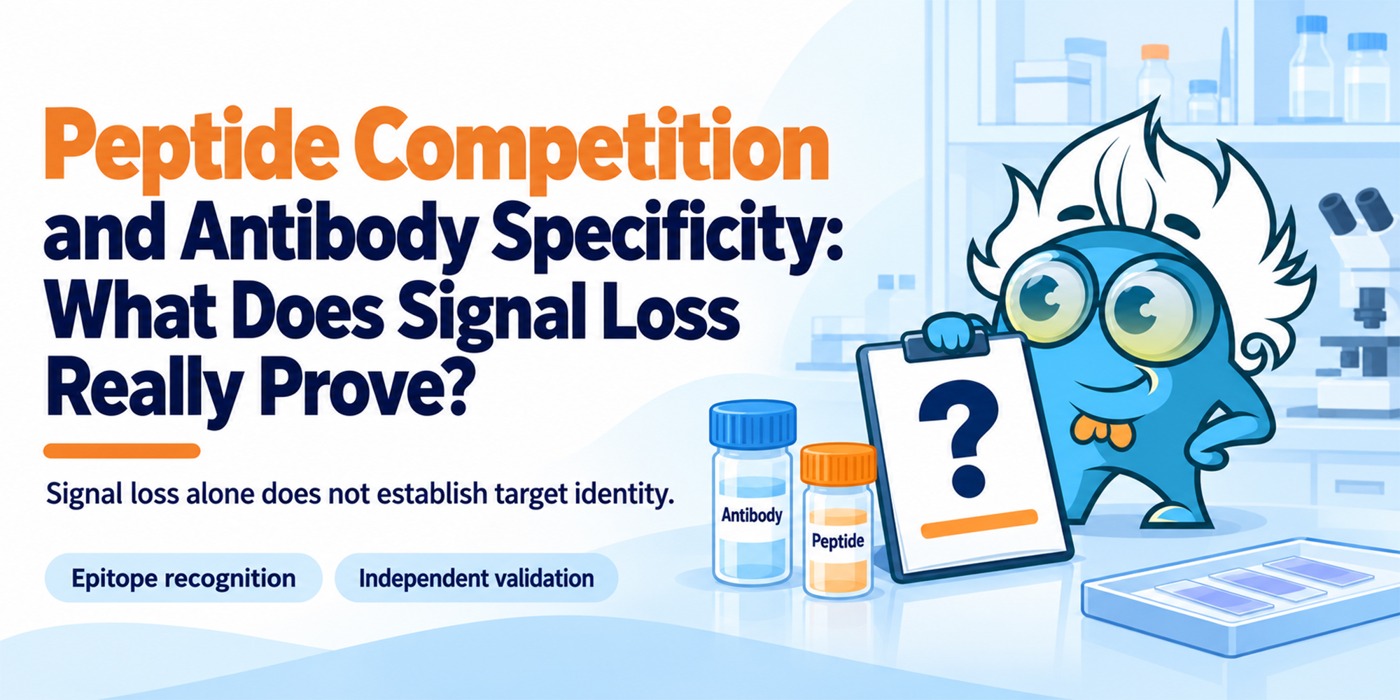 Peptide Competition and Antibody Specificity: What Does Signal Loss Really Prove?