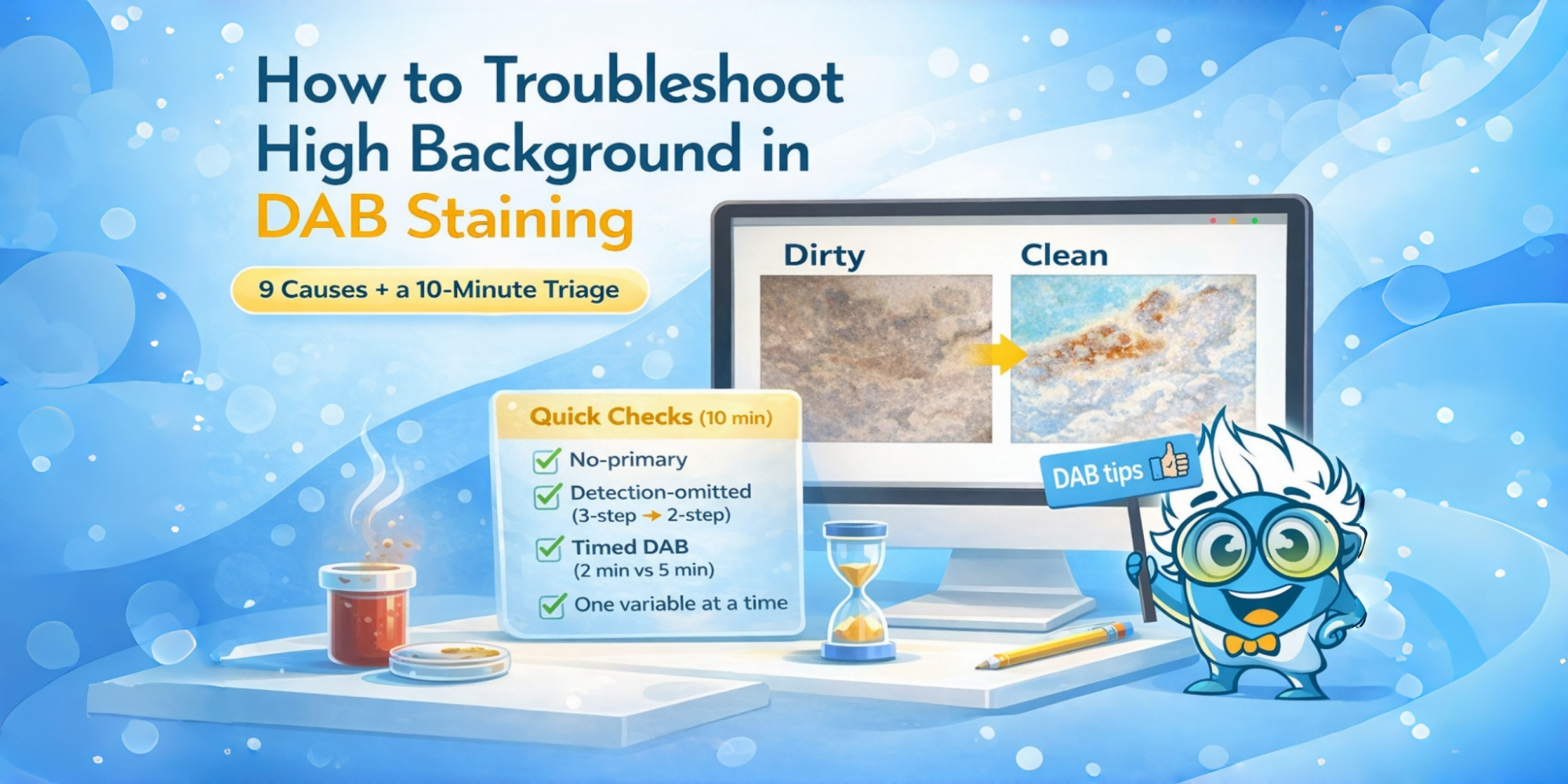 How to Troubleshoot High Background in DAB Staining