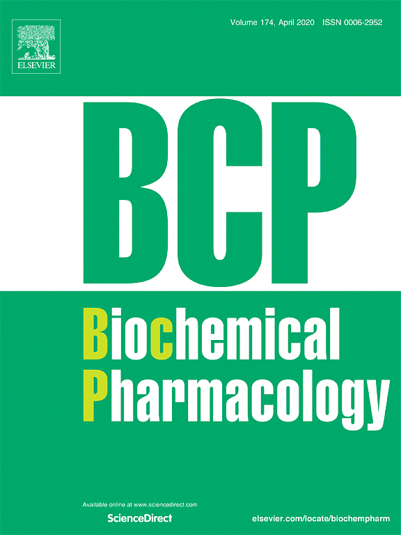 Biochemical Pharmacology Journal Cover