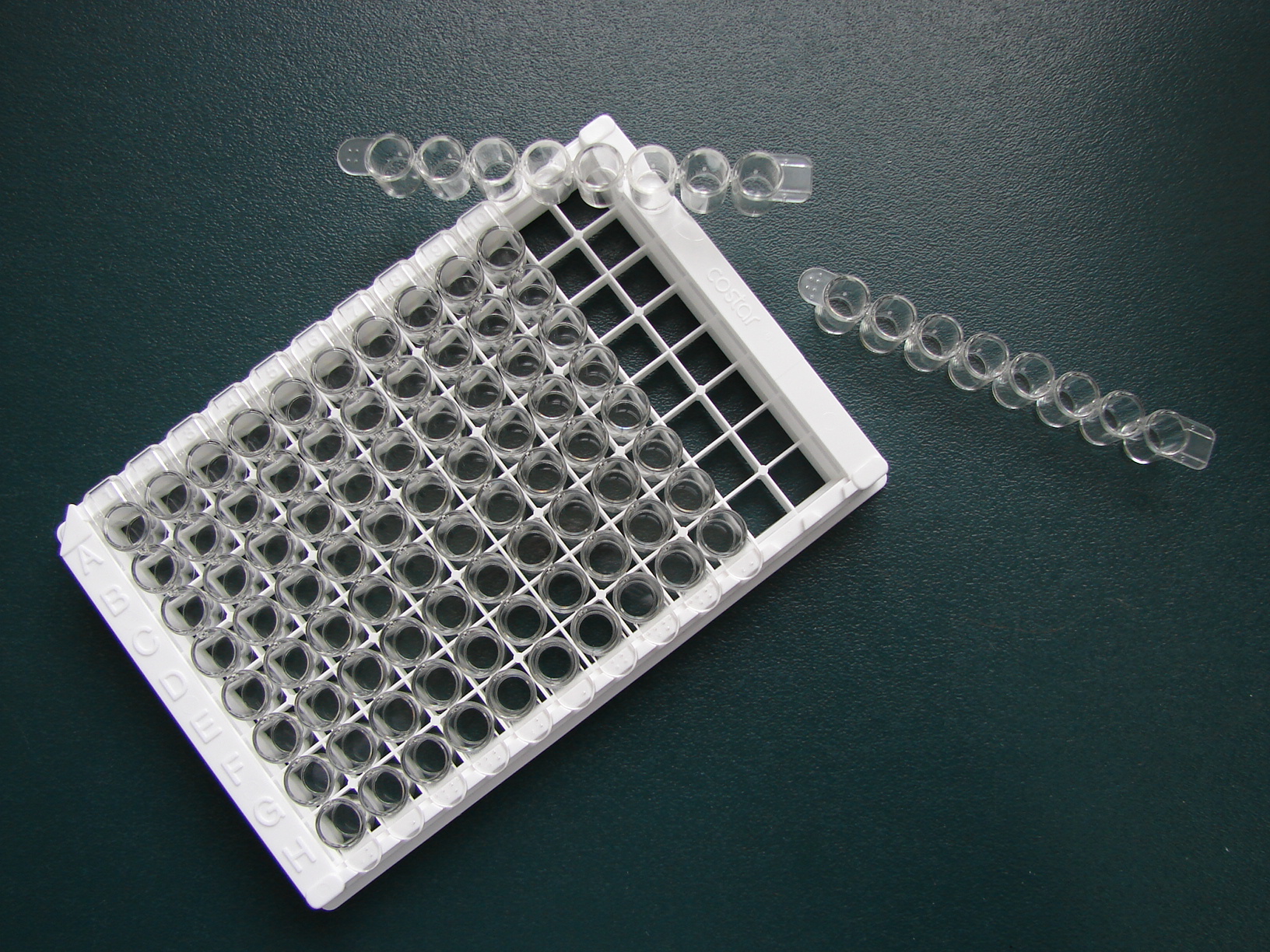 Removable strip ELISA plate for flexible assay setup illustration 