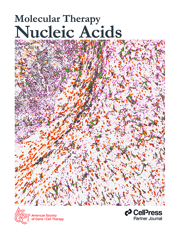 Molecular Therapy: Nucleic Acids Journal Cover
